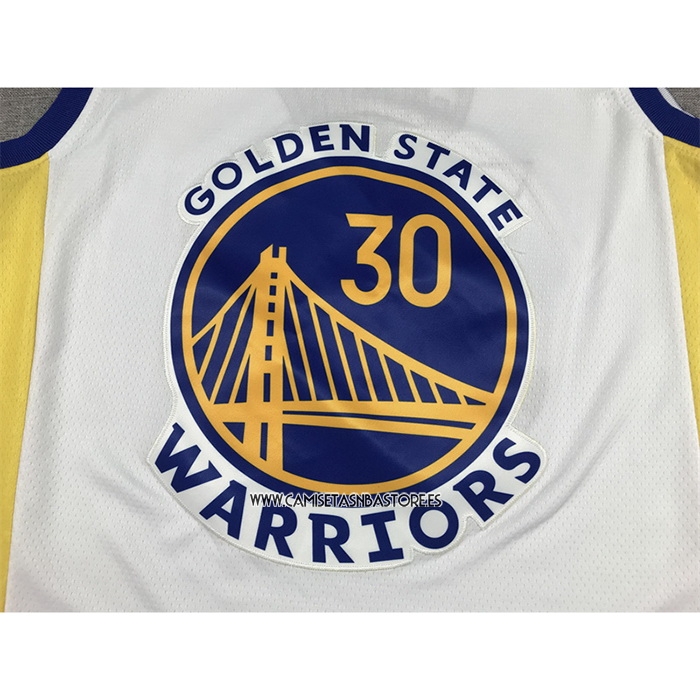 Stephen Curry NO 30 Camiseta Golden State Warriors Association 2022-23 Blanco
